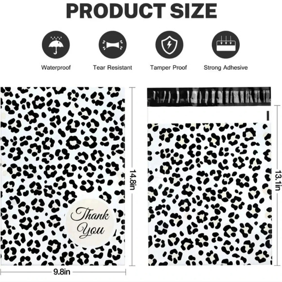 100 Pack Poly Mailers 10x13, Cute Packaging Envelope Mailers Polymailers Package - Picture 2 of 6